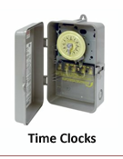 INTERNATIC AND TORK MECHANICAL TIME CLOCKS