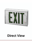 LED EXIT SIGN DIRECT VIEW
