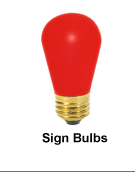 S6 - S11 - S14 Sign bulbs
