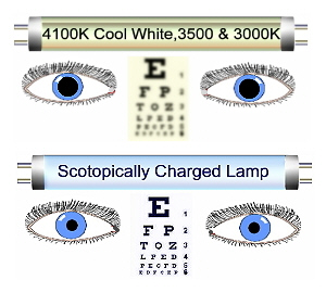 Human Eye Scotopic Lighting