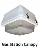 INDUCTION GAS STATION CANOPY LIGHTING FIXTURE