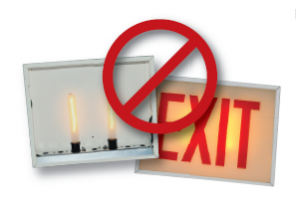 ZXE-5000-I LED EXIT SIGN RETROFIT KIT CHAICAGO NEW YORK APPROVED