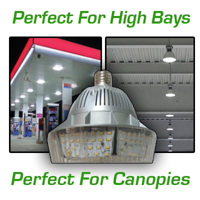 100 WATT LED REPLACEMENT FOR 250 WATT METAL HALIDE - HIGH BAY - GARAGE LIGHT LED