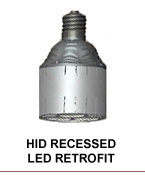 HID RECESSED LED RETROFIT LIGHT BULB