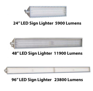 LED SIGN LIGHT - LED LIGHT FIXTURE FOR SIGNAGE - LED LINEAR SIGN LIGHT 48 - 24- 96